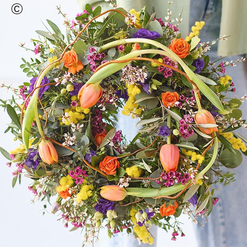 Vibrant Spring Wreath